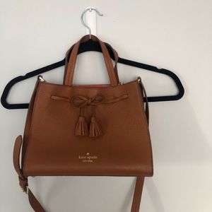 Kate Spade Hayes Small Satchel - Brown